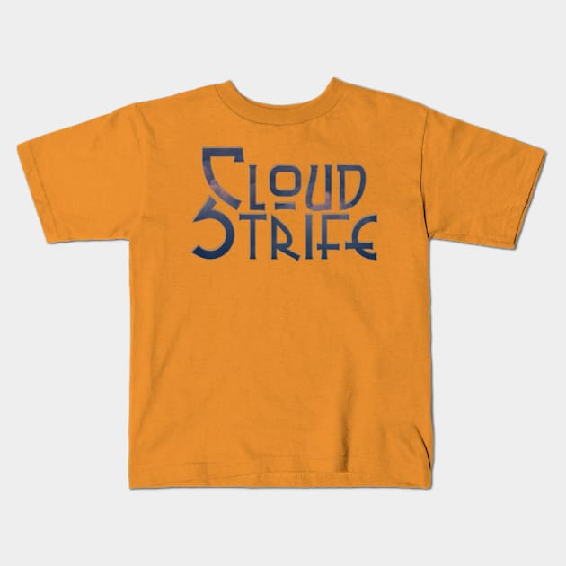 Cloud Strife Kids T-Shirt by afternoontees